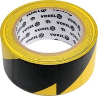 Výstražná páska, lepidlo, žltá / čierna 48mm / 33m