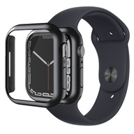 2v1 360° sklenené puzdro pre CELÉ Apple Watch 7 45 mm