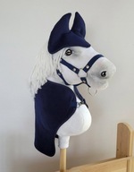 Sada Hobby Horse A3: koberček + chrániče sluchu - námornícka modrá