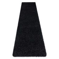 SOFFI huňatý koberec hrúbka 70x250 cm ČIERNA #AF152