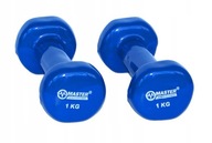 Liatinové činky potiahnuté vinylom 1 kg x2 Liatinové činky potiahnuté vinylom 1 kg x2