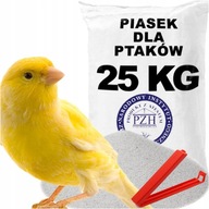 Prach z bieleho piesku pre kanárik vtákov 25 kg