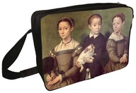 Taška cez rameno Tri deti so psíkom Anguissola