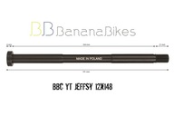 BBc YT Jeffsy 12 * 148 mm pevná os (posilnenie) BBc YT Jeffsy 12 * 148 mm pevná os (posilnenie)