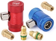Rýchlospojky HFO R1234yf s adaptérmi pre R-134A Rýchlospojky HFO R1234yf s adaptérmi pre R-134A