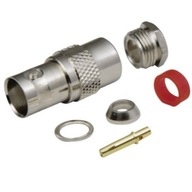 BNC zásuvkový konektor pre kábel RG59, TWISTED - 2 KS BNC zásuvkový konektor pre kábel RG59, TWISTED - 2 KS