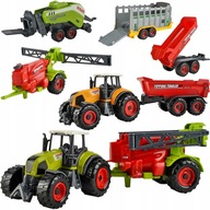 Veľká sada traktorov Poľnohospodárske stroje Traktor Traktor Príves Postrekovač Veľká sada traktorov Poľnohospodárske stroje Traktor Traktor Príves Postrekovač