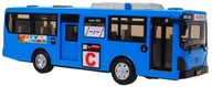 Interaktívny školský autobus pre deti 3+ modrý + Otváracie dvere + Zvuk