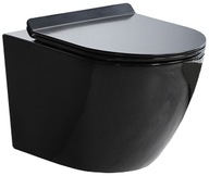 SHELL MISA ZÁvesná MISA WC PRIMO BLACK SLIM SHELL MISA ZÁvesná MISA WC PRIMO BLACK SLIM
