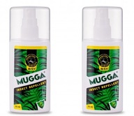 2x Mugga sprej proti komárom a kliešťom 75ml DEET 2x Mugga sprej proti komárom a kliešťom 75ml DEET