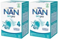 2x NAN Optipro 4 next mlieko Nestle 650g 2x NAN Optipro 4 next mlieko Nestle 650g