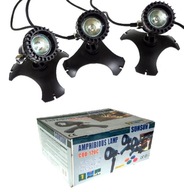 3 x HALOGÉN, ZÁHRADNÁ LAMPA CQD-120C 3 X 20W