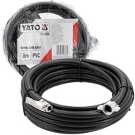 YATO PNEUMATICKÁ HADICA 6X10MM 8M 10BAR NA HÚŠENIE KOLIES S RÝCHLOKONEKTOROM YATO PNEUMATICKÁ HADICA 6X10MM 8M 10BAR NA HÚŠENIE KOLIES S RÝCHLOKONEKTOROM