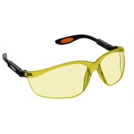 Polykarbonátové bezpečnostné okuliare, žlté sklá