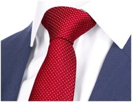 100% SILK pánska bodkovaná hodvábna kravata kj30
