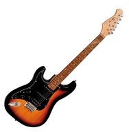 Hrajte niekedy na elektrickú gitaru ST-2 SB LH SB / BK LEWA
