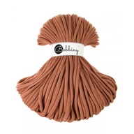 Splietaná šnúrka Bobbiny Jumbo Terracotta 9mm 100m Splietaná šnúrka Bobbiny Jumbo Terracotta 9mm 100m