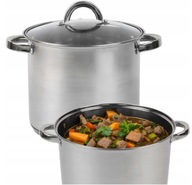 TRADIČNÝ NEREZOVÝ NEREZOVÝ HRNIEC 8,5L VYSOKÝ GASTRO 24CM INDUKČNÝ PLYN TRADIČNÝ NEREZOVÝ NEREZOVÝ HRNIEC 8,5L VYSOKÝ GASTRO 24CM INDUKČNÝ PLYN