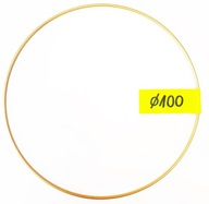 Kovová obruč GOLD MAT ø100 cm - lapač snov Kovová obruč GOLD MAT ø100 cm - lapač snov