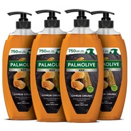 PALMOLIVE MEN pánsky gél 3v1 CITRUS CRUSH 4x 750 ml PALMOLIVE MEN pánsky gél 3v1 CITRUS CRUSH 4x 750 ml