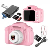 DIGITÁLNY FOTOAPARÁT PRE DETI + 8GB KARTA + ČÍTAČKA KARIET DIGITÁLNY FOTOAPARÁT PRE DETI + 8GB KARTA + ČÍTAČKA KARIET