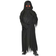 KOSTÝM čierny DEATH duch HALLOWEEN žací stroj 4-6 KOSTÝM čierny DEATH duch HALLOWEEN žací stroj 4-6