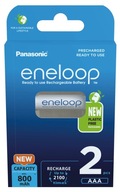 2ks AAA R03 nabíjateľné batérie Panasonic Eneloop Enelop