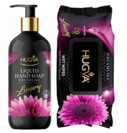 DUBAJSKÁ SÚPRAVA MYDLA PARFUMOVANÉ 500ml + DUBAJSKÉ PARFÉMOVANÉ Utierky 120 ks. DUBAJSKÁ SÚPRAVA MYDLA PARFUMOVANÉ 500ml + DUBAJSKÉ PARFÉMOVANÉ Utierky 120 ks.