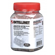Intellinet RJ45 zástrčka Cat6 dóza 100 ks Intellinet RJ45 zástrčka Cat6 dóza 100 ks