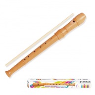 Drevená rovná školská flauta s 8 otvormi STARPAK