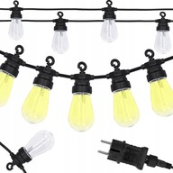 Vonkajšie záhradné svietidlá na terasu s 20 LED žiarovkami Vonkajšie záhradné svietidlá na terasu s 20 LED žiarovkami