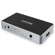 Unitek Prepínač signálu HDMI 1.4b 5 IN-1 OUT 4K