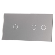 SKLENENÁ TABUĽKA 1+2 (2 PLECHY) - STRIEBORNÁ LIVOLO SKLENENÁ TABUĽKA 1+2 (2 PLECHY) - STRIEBORNÁ LIVOLO