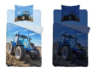 Obliečky Svieti v tme 140x200 Tractor Blue