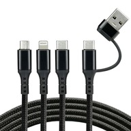 USB Type-C to lightning micro USB-C everActive CBB-1.2ALL kábel 1,2m