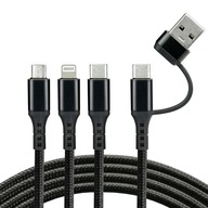 USB Type-C to lightning micro USB-C everActive CBB-1.2ALL kábel 1,2m USB Type-C to lightning micro USB-C everActive CBB-1.2ALL kábel 1,2m