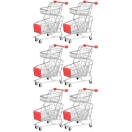 Mini nákupný vozík hračky pre deti malé 6 ks