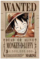 One Piece Monkey D Luffy Wanted - plagát 61x91,5 cm One Piece Monkey D Luffy Wanted - plagát 61x91,5 cm