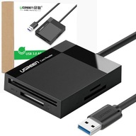 ČÍTAČKA KARIET UGREEN USB 3.0: SD/MICRO SD/CF/MS ČÍTAČKA KARIET UGREEN USB 3.0: SD/MICRO SD/CF/MS