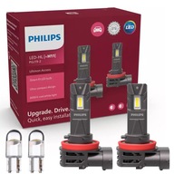 LED žiarovky H11 PHILIPS Ultinon Access 6000K + W5W