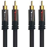 KÁBEL 2RCA - 2RCA CINCH HQ STEREO OFC NAKAMICHI 1m KÁBEL 2RCA - 2RCA CINCH HQ STEREO OFC NAKAMICHI 1m