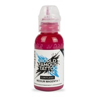 Svetoznáma farba na tetovanie Medium Magenta 1 - 30ml Svetoznáma farba na tetovanie Medium Magenta 1 - 30ml