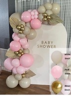 BALÓNKY GARLANDOVÁ DEKORÁCIA rose latte gold chróm BALÓNKY GARLANDOVÁ DEKORÁCIA rose latte gold chróm