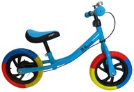 Balančný bicykel R6, modrý, 12'', zvončeková brzda