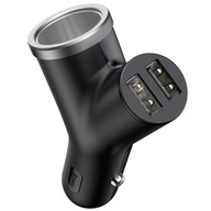 2xUSB nabíjačka do auta + zásuvka 3v1 BL6 2xUSB nabíjačka do auta + zásuvka 3v1 BL6
