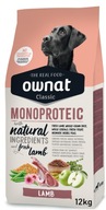 Monoproteínové suché krmivo pre psov Ownat Lamb 12kg Bohaté na čerstvé jahňacie mäso Monoproteínové suché krmivo pre psov Ownat Lamb 12kg Bohaté na čerstvé jahňacie mäso