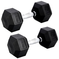 SET Činky Závažia 2x 12kg 24kg HEX SET Činky Závažia 2x 12kg 24kg HEX