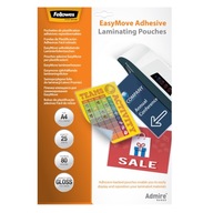 FELLOWES SAMOLEPIACIE LAMINOVACIE FÓLIE A4 80 MIK 25 ks. FELLOWES SAMOLEPIACIE LAMINOVACIE FÓLIE A4 80 MIK 25 ks.