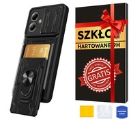 Puzdro na Moto G14 CAMSHIELD WALLET ARMOR + SKLO