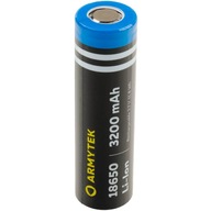 ARMYTEK 18650 LI-ION BATÉRIA 3200mAh 3,7V 10A ARMYTEK 18650 LI-ION BATÉRIA 3200mAh 3,7V 10A